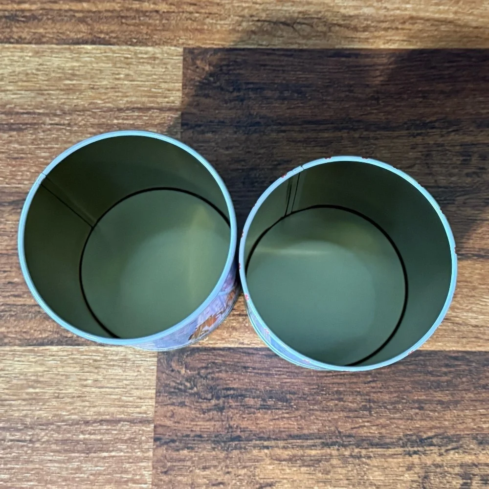 6 Penguin Tins with Hearts